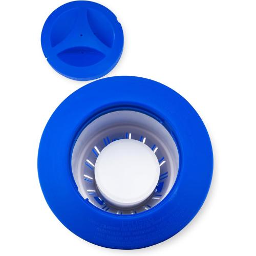 WaterWarden Floating Pool Chemical Dispenser – X-Large 7.5” Chlorine or Bromine Tablet Holder – Adjustable Floater for Pools, Hot Tubs & Spas – Holds Up to 4 Tablets – Deluxe Design