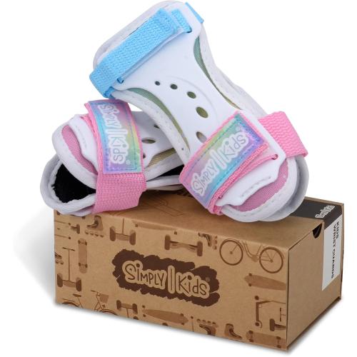 Simply Kids Wrist Guards for Children Youth Toddler Girl Boy - Wristsavers for Bike Skateboard Roller Skating Snowboarding