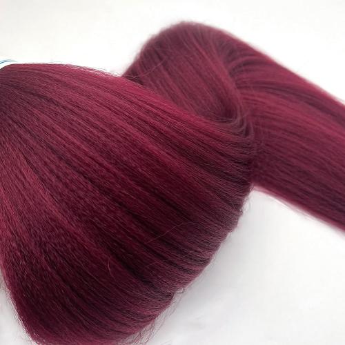 Red Braiding Hair Pre Stretched 3 Pack Colored EZ Prestretched Braiding Hair 26 in Hot Water Setting Yaki Braiding Hair Itch Free Synthetic Fiber Corchet Twist Braids Hair Extensions by UPruyo