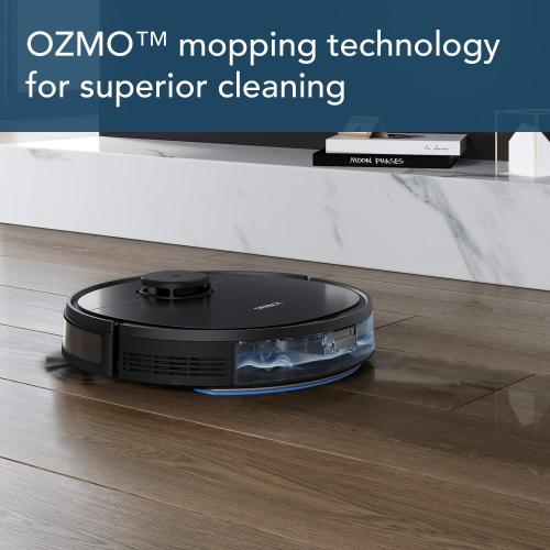 ECOVACS DEEBOT OZMO 950 2-in-1 Robot Vacuum Cleaner & Mop with Smart Navi 3.0 Technology, Up to 3 Hours of Runtime, Multi-Floor Mapping, 3 Levels of Suction Power, Hard Floors & Carpets, and Pet Hair‼️Light dirt‼️