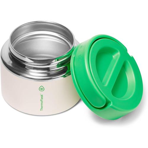 ThermoFlask Insulated Food Jar with Leakproof Lid (12 oz, Desert Bloom) - Stainless Steel Food Containers for Hot & Cold Meals, Lunch, Soup & Snacks