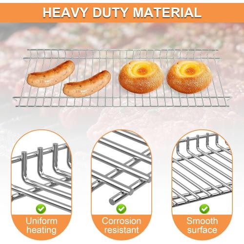 Grill Warming Rack for Home Depot Nexgrill 720-0830H Replacement Parts, Upper Rack for Nexgrill Replacement Parts 4 Burner Grills, Stainless Steel Warmer/Cooling Rack for Nexgrill Accessories
