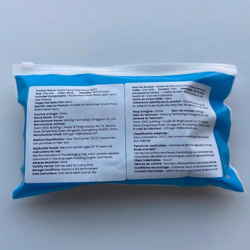 Radial Nerve Palsy Brace Splint for Finger Extension, Wrist Drop, Crutch Palsy, Mcp Arthroplasty, Radial Nerve Injury, Finger Limp, Stroke Recovery, Adjustable Hand Stabilizer fit Right & Left Hand
