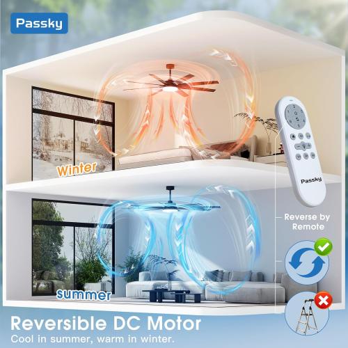 Size 72 inch Color Black Ceiling Fans with Lights, Large Modern Ceiling Fan with Light and Remote Control, Reversible, 3CCT, Dimmable, Quiet, Black Ceiling fan For Bedroom, Living Room, Patio Farmhouse, Indoor/Outdoor