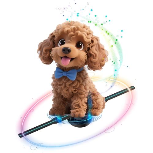 3D Hologram Fan, 16.5 Inch 3D Hologram Projector HD LED Holographic Advertising Display with Remote, WiFi and APP, Holographic Video Advertising Projector for Business,Bar,Halloween (42CM, 8G)