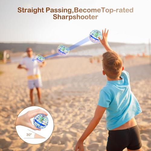 Flying Orb Ball 2025 Boomerang Hover Ball Galatic Fidget Spinner Mini Drone Cool Toys Birthday Gift Ideas for 6 7 8 9 10  Year Old Boys Girls Teens Indoor Outdoor(Blue) (Blue)