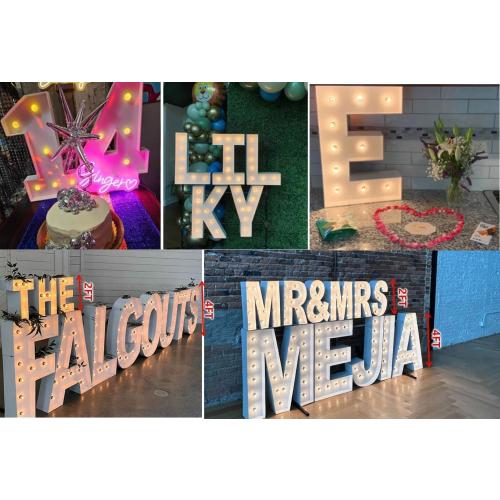 2FT Marquee Light Up Number, Marquee Numbers 2, Mosaic Balloons for Numbers, Light Up Numbers for 12th 20th 21st Birthday Party Decorations, Cardboard Numbers, Anniversary Decor