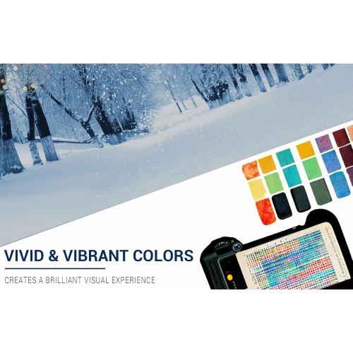 Winter Forest Backdrop Wonderland Snowflake Photography Background Bokeh Glitter Snow Scene Christmas Party Decoration Tree Landscape Portrait for Photobooth Photo Studio