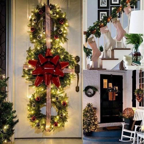 Christmas Light, 33ft 100 LED Battery Operated String Lights with Auto Timer & 8 Modes, Green Wire Outdoor Waterproof String Lights for Outdoor and Indoor Christmas Decor – Warm White