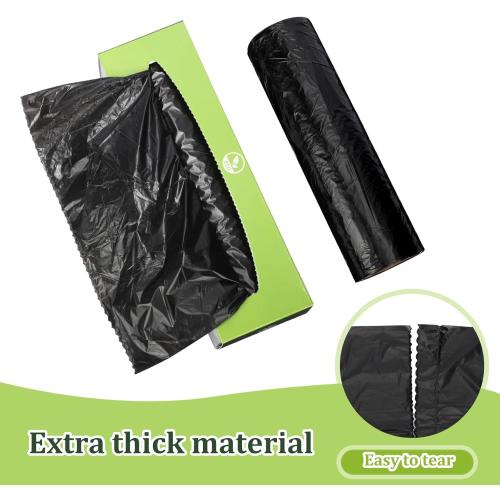 Sherr 10 Boxed Rolls 2000 Counts Dog Poop Bags Bulk Leak Proof Dog Waste Bags Doggy Poop Bags Pet Waste Bags for Puppy Pets Outdoor Walking and Travel, 10 Rolls of 200, Black