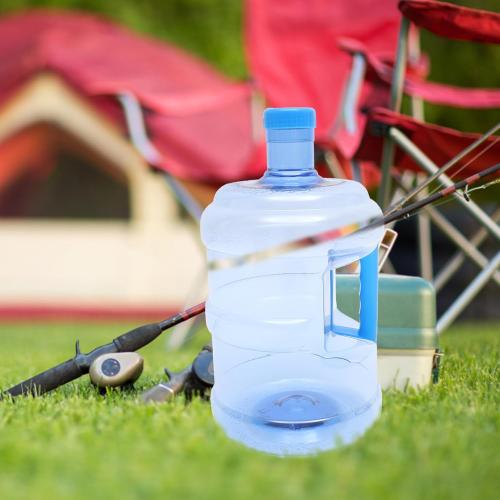 2PACK..Size 3.78L......Large Capacity Outdoor Water Jug Portable Pc Water Container for Camping Heavy-duty Thickened Bucket with Strong Handle for Fresh Saltwater Transparent Design for Easy Monitoring