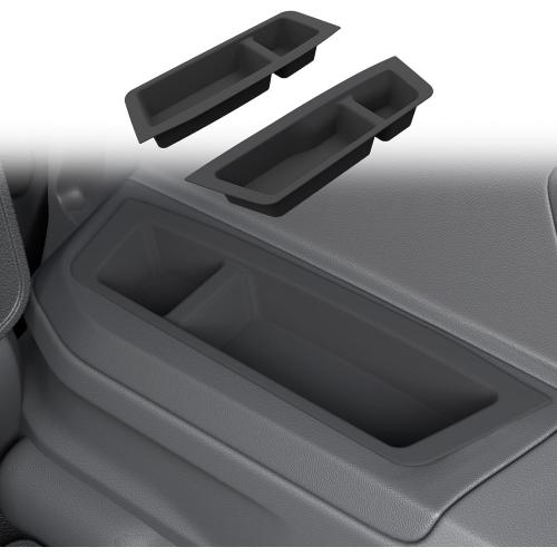 2PCS Cargo Side Storage Tray Compatible with 2025 2026 Toyota 4Runner 5 Seats Rear Trunk Side Storage Box Slot Pockets Silicone Cup Holder Organizer for 4 Runner Accessories (2PCS Cargo Tray)