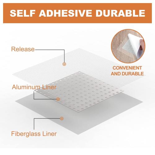 Set of 11 Drywall Repair Kit,Drywall Patch Repair Kit,2/4/6/8inch Self Adhesive Repair Patch,Quick Repair Drywall Large Holes