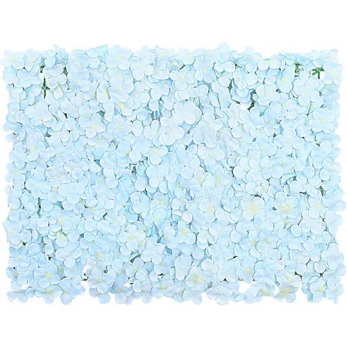 Artificial Flower Wall Decor for Weddings Hydrangea Flower Backdrop Wall for Events Beautiful Floral Ornament for Party Anniversary Decoration -11PC