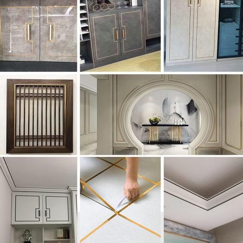 Flexible Molding & Wall Trim | Peel and Stick Design | Ceiling, Floor, Mirror, Corner, Cabinet and Auto Trim, 16.4 ft x 2.0 inch