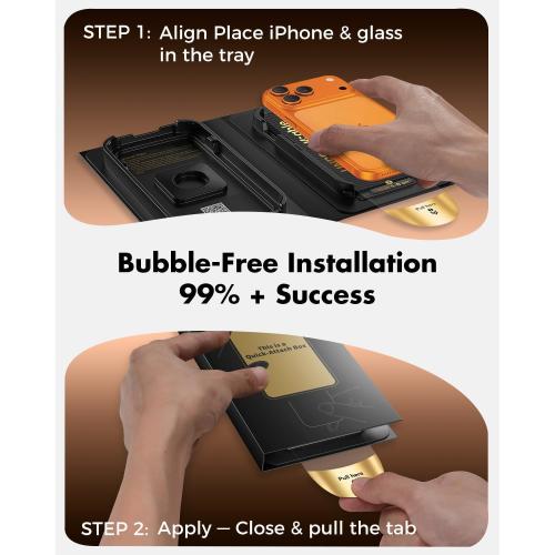 UNBREAKcable Privacy Screen Protector for iPhone 17 Pro Max 2 Pack