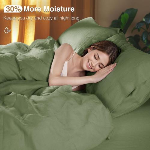 Size King..Covers 3 Piece (Olive Green,King) have pillows
