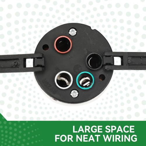 50 Amp Twist Lock Plug LL550P CS6365 Generator Power Cord Connector, ETL Listed