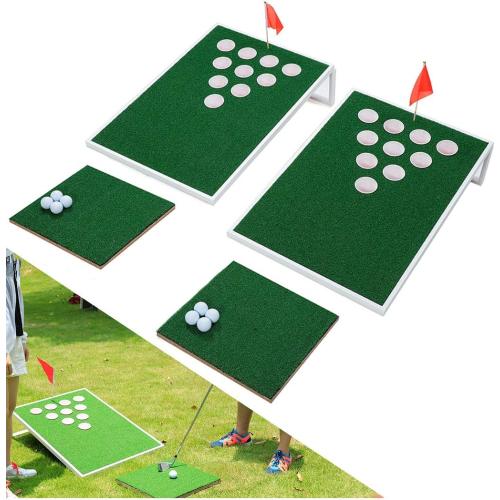 SPRAWL Golf Cornhole Set Exciting Golf Chipping Game Chip Shot Game for Tailgate Beach Backyard Man Cave