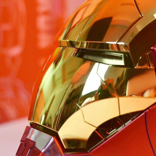 Iron MK5 Helmet Voice Control Cosplay Wearable Cosplay Electronic Open/Close LED Eyes 1:1 Mask Model