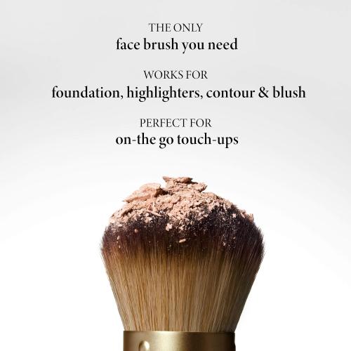 LAURA GELLER NEW YORK Retractable Airbrush Kabuki Brush for All Face Makeup & Foundation for Liquid, Cream and Powder Face Makeup With Aluminum Handle
