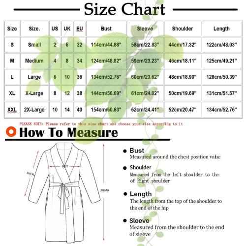 Small - Sherpa Robe Fuzzy Warm Comfy Casual Lapel Collar Blassic Bathrobes Fleece Warmth Winter Bathrobe Loungewear
