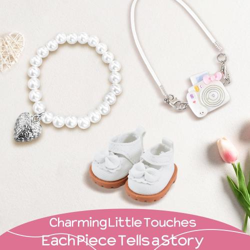 17 cm Cute Doll Clothes Design Outfits Accessories Mini Big Into Energy Monster Case Cover Protector Box Bag Display Charm Figure Keychain