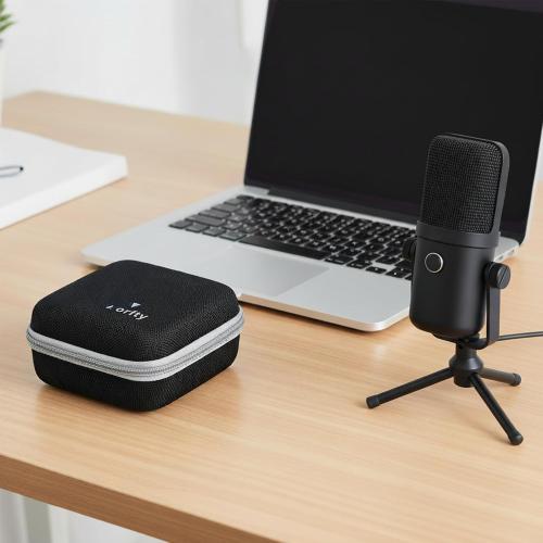 Case for Logitech Mevo Start Wireless Live Streaming Camera, Camera Storage Box for Logitech Mevo Start Carrying Bag (Case Only) (Black-Grey)