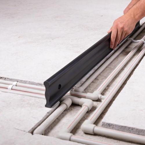 24 Anodized Aluminum Straight Edge for Checking Surface Warp, Layout Tool for Marking and Scribing Lines