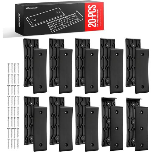 20 pcs Boat Trailer Bunk Slides Kit,Boat Trailer Bunk Slide Pads and Enders Boat Trailer Bunk Slicks for Easier Launching- 16 Pads (3x10)   4 Bunk Enders