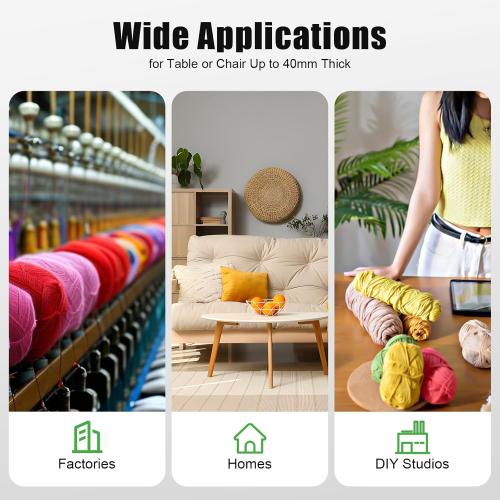 Large Capacity Yarn Winder, 10-16 oz Hand Operated Yarn Baller, Metal Yarn Ball Winder, Durable Crochet Tools & Accessories, Fiber/Wool/String Ball Winder, for Crocheting
