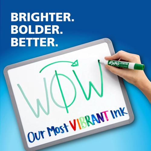 Expo Low Odor Dry Erase Markers Assorted Colors Chisel Tip - Pack of 15