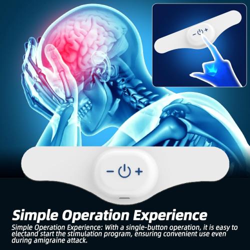Electric Headache Migraine Relief Head Massager Rechargeable TENS Units Digital Pain Relieve Device Head Cap Prophylactic Treatment for Migraine Headband for Deep Relaxation and Stress Relief