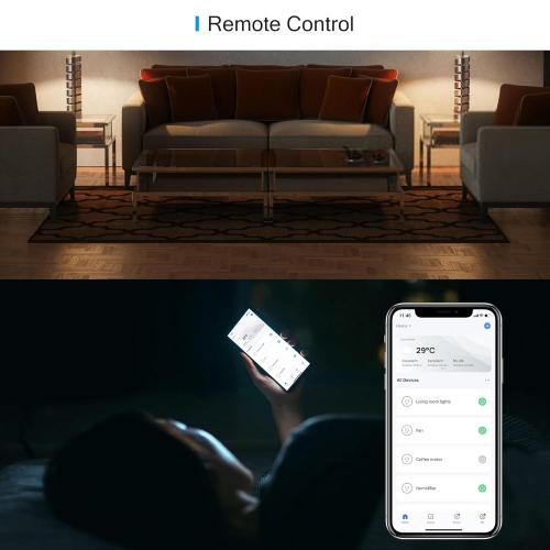 EIGHTREE Smart Plug 2025 Upgrade to 15A, Bluetooth & Wi-Fi Outlet Plug Dual Connection, Voice Control, Remote Control Outlet Timer Indoor, Smart Plugs That Work with Alexa & Google, 2.4GHz Wi-Fi Only