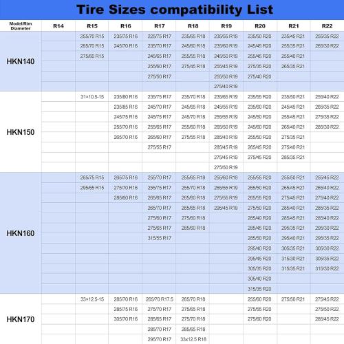 Auto Snow Chains Tire Chains For Cars Suv Pickup Trucks - Tightening 1Min Quick Install Tire-Chains, Reusable Emergency Tire Chains for Snow & Ice Traction (HKN170)