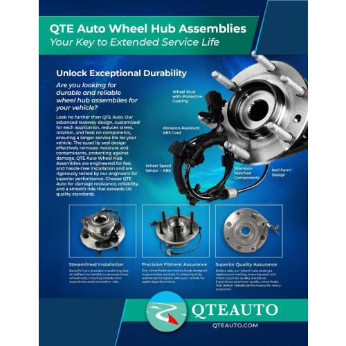 PM Auto Pair of 2 Front Wheel Hub Bearing Assembly for 2002-2008 Dodge RAM 1500 5 Stud Wheel