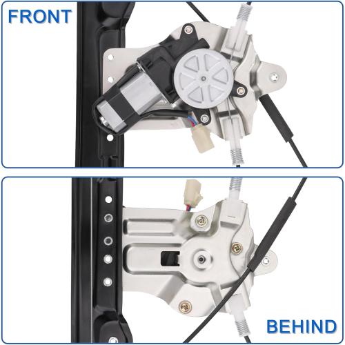 Power Window Lift Regulator with Motor Assembly Front Right Passenger Side Compatible with Chevrolet Cruze 2012-2015/ Chevy Cruze Limited 2016 (2 Pins), Replace OE 751-740