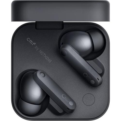 CMF Buds Pro 2 Wireless Earbuds, Hi-Res Audio with LDAC, 50 dB Hybrid Noise Cancelling Earbuds, Ultra Bass Technology, Bluetooth 5.3, 43H Play Time with Charging Case, 6 HD Mics Headphones, Dark Grey