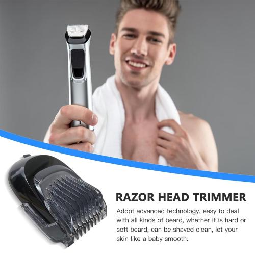 GRABOTE Black RQ11 Shaver Trimmer Head Blade Cutter Comb Cover for P-hilips Norelco RQ111/52 Click-On Beard Styler