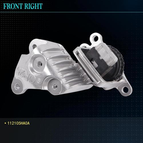 4PCS Engine Motor & Trans Mount Compatible for Nissan Rogue 2014-2017 2.5L, Front Rear Right Engine Motor and Trans Mount Repelace# A4364 A4367 A4363