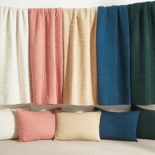 ‼️COLORS MAY VARY‼️Velvet Quilt Queen Comforter Set, Lightweight Soft Quilts Queen Size, Bedspread Coverlet with 2 Matching Pillow Shams, Velvet Comforter Bedding Set for All Season (Off-White, Wave)