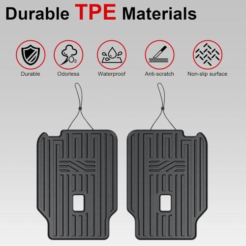 Second Row Backrest Kick Mat for 2020-2025 Ford Explorer 6 Passenger, All Weather 2nd Back Seat Cover Protector for 2025 2024 2023 2022 2021 2020 Ford Explorer Accessories - missing one