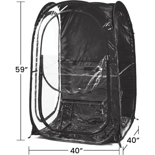 WeatherPod® The Original Shark Tank MyPod™ 1-2 Person Pop-Up Pod - Stay Warm, Dry, and Out of The Sun - Weather Pod for Sports, Rain, or Wind
