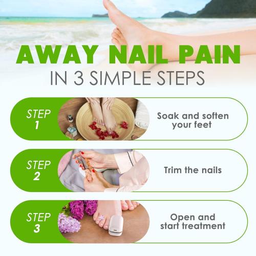 Nail Fungus Light for Toenails, FSA or HSA eligible Highly Effective Blue Light to Defeat Onychomycosis, Revolutionary Nail Fungus Solution Easy to Use at Home, Elderly