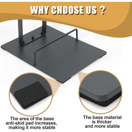 BRIGHTSHOW Vacuum Stand for Dyson V15 V11 V10 V8 V7 V6,Stable Metal Storage Bracket Holder for Handheld DC30 DC31 DC34 DC35 DC58 DC59 DC62 Cordless Vacuum Cleaners Accessories