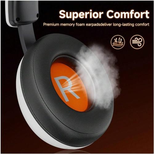 2.4G Wireless Gaming Headset with Mic for PC,Computer,PS5,PS4