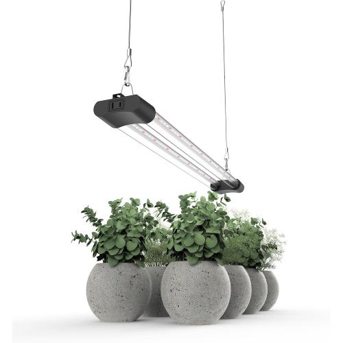 LED Grow Light Full Spectrum Light Linkable 5000K Daylight   660nm Red Indoor Plant Lighting Fixture (2 FT)