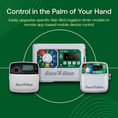 Rain Bird LNK2 Smart WiFi Module (2nd Generation), Compatible with TRU Rain Bird Irrigation Timers and ESP-LXIVM, ESP-ME, ESP ME3, ESP-TM2, LXME2, RZXe Controllers Made After 11/2/16