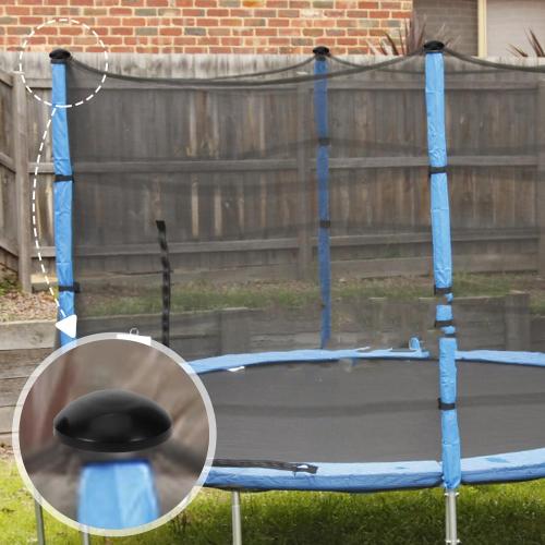 2 pack...Milisten Replacement Trampoline Pole Caps 8-Pack 1.96 Inch Plastic Tube Covers for Trampoline Safety Net Poles Durable Rod Protectors for Enclosure Nets