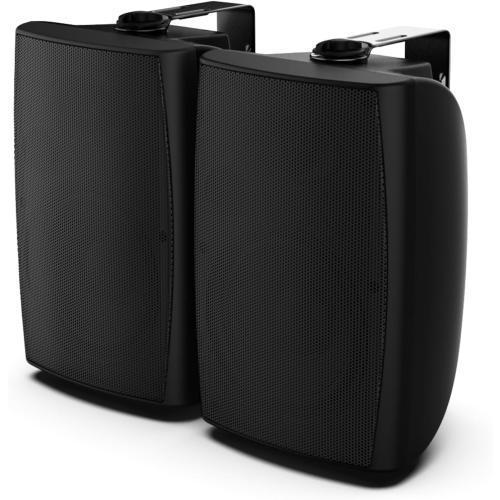 STUDIOFINIX 8-Inch Woofer 600W Passive Outdoor Speakers Wired, Large Wall-Mount Size(10.6x9.4x16.33 11.4lbs Each), IP44 Waterproof All-Weather for Commercial Areas, Spacious Backyards（Pair）